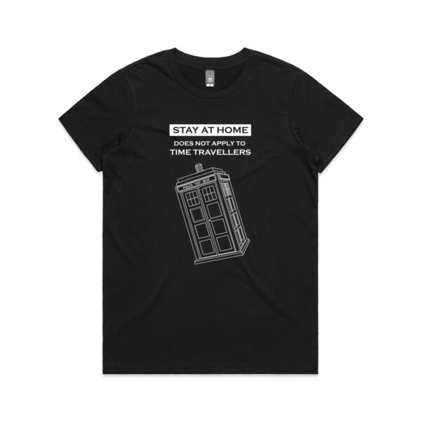 Women's #stayathome time travel -Maple Tee Thumbnail