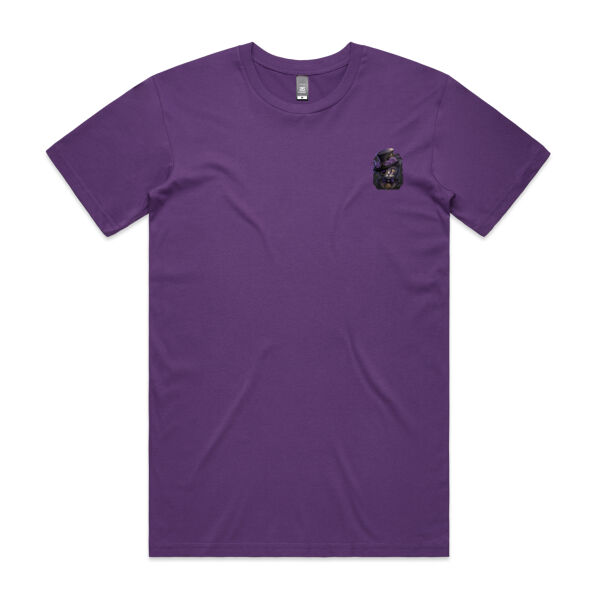 Steampunk Cat is Watching You Doom Scroll back print - AS Colour - Staple Crew Tee (Premium) Thumbnail