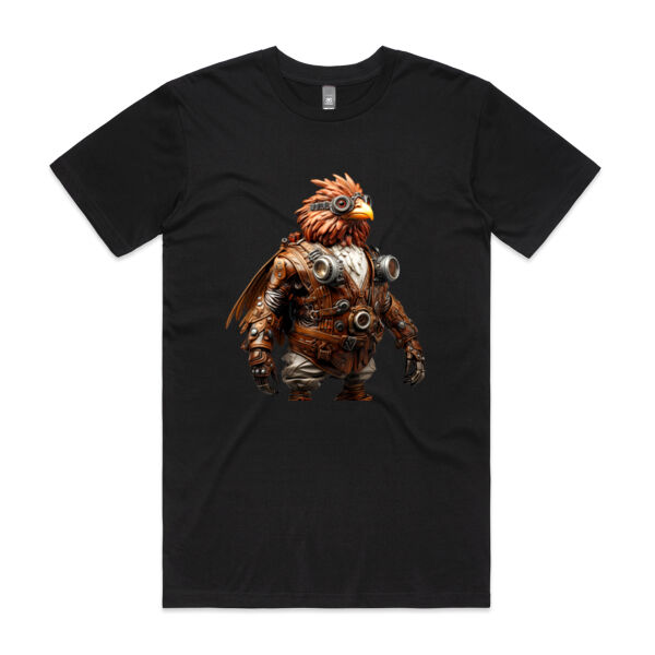 Steampunk Chicken - AS Colour - Staple Crew Tee (Premium) Thumbnail