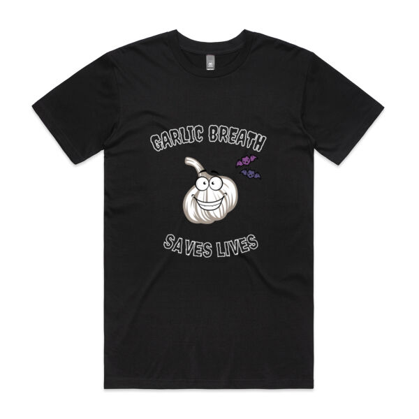 Garlic Breath Saves Lives - AS Colour - Staple Crew Tee (Premium) Thumbnail